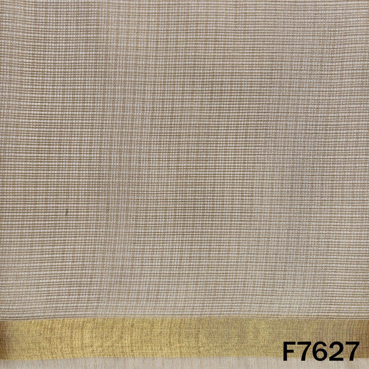 Zari Work Kota Silk Fabric - F7627