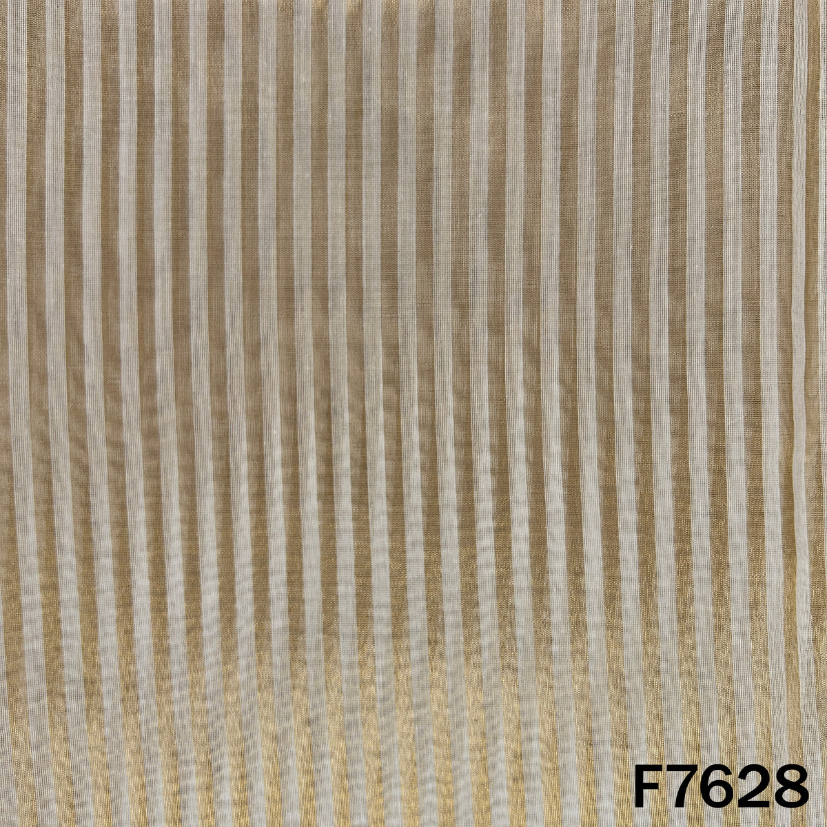 Stripes Tissue Organza Fabric - F7628