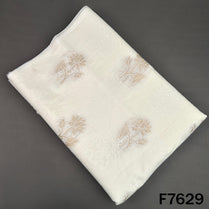 Dyeable Tissue Patch Work Mul Chanderi Fabric - F7629