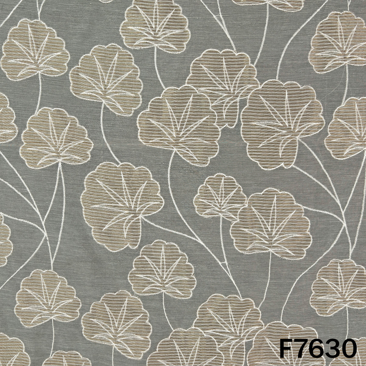 Dyeable Tissue Patch Work Mul Chanderi Fabric - F7630