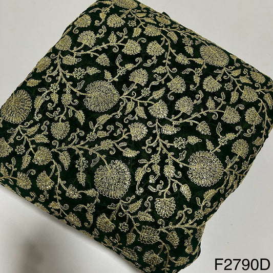 Zari Sequins Georgette Fabric-F2790