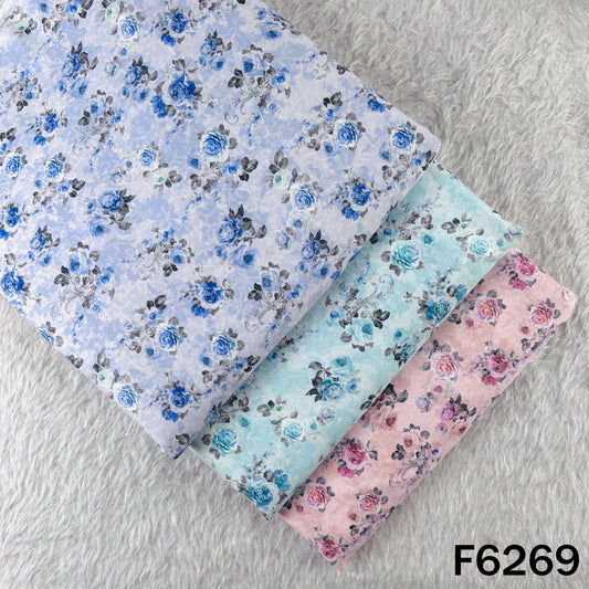 Printed Lizzy Bizzy Cotton Fabric - F6269