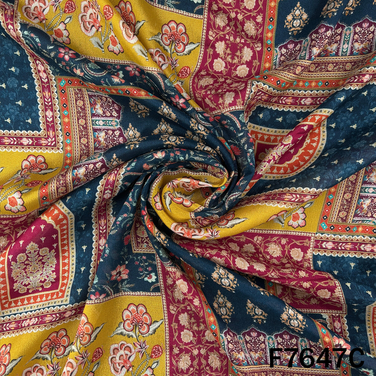Printed Chinnon Chiffon Fabric - F7647