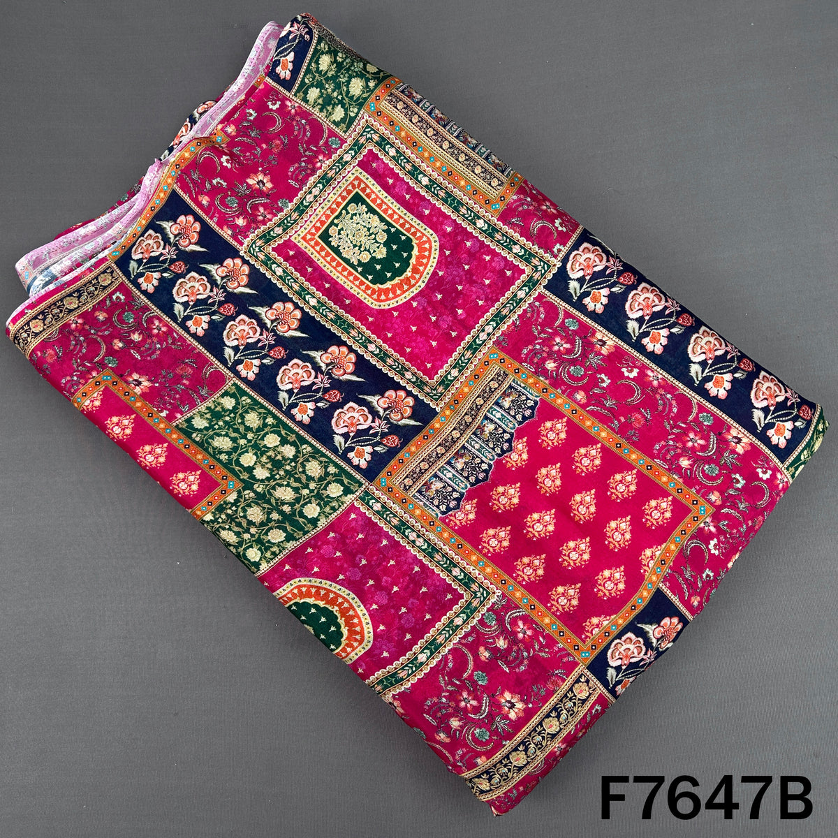Printed Chinnon Chiffon Fabric - F7647