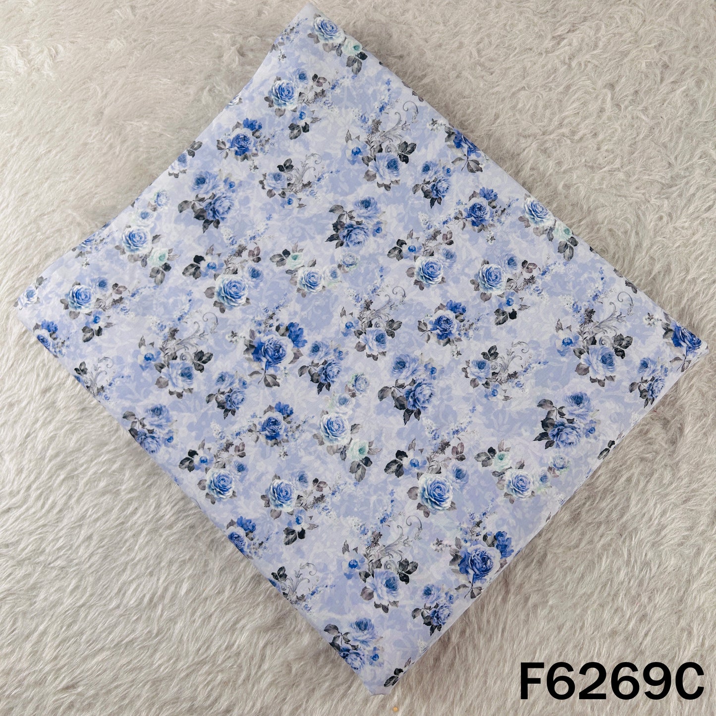Printed Lizzy Bizzy Cotton Fabric - F6269