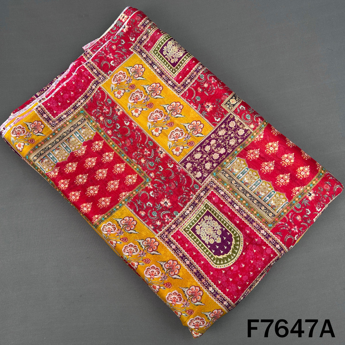 Printed Chinnon Chiffon Fabric - F7647