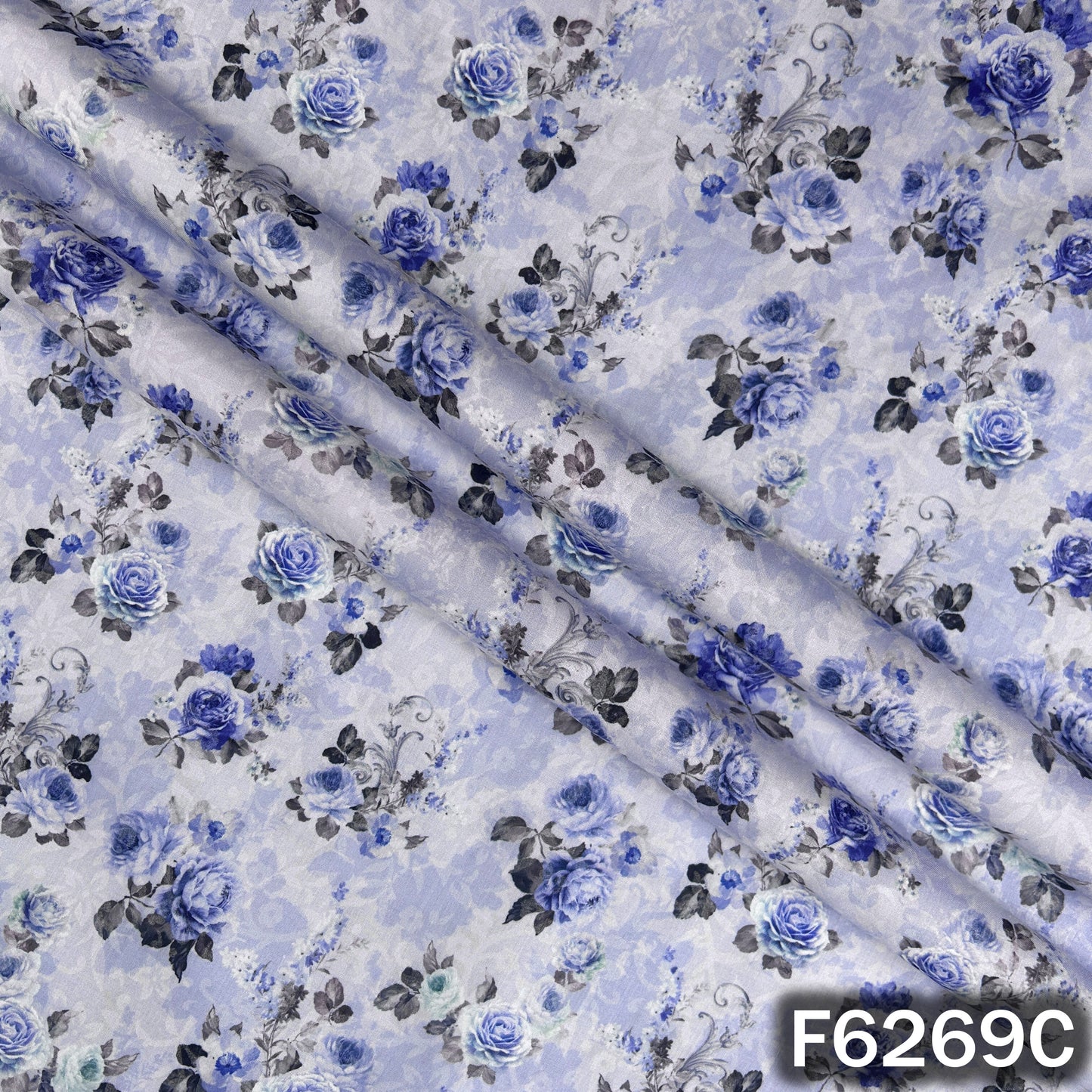 Printed Lizzy Bizzy Cotton Fabric - F6269