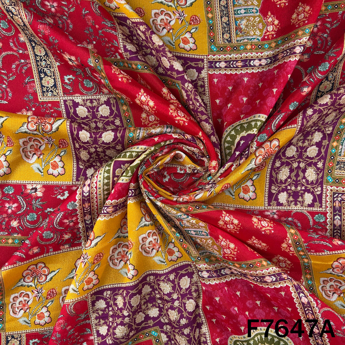 Printed Chinnon Chiffon Fabric - F7647