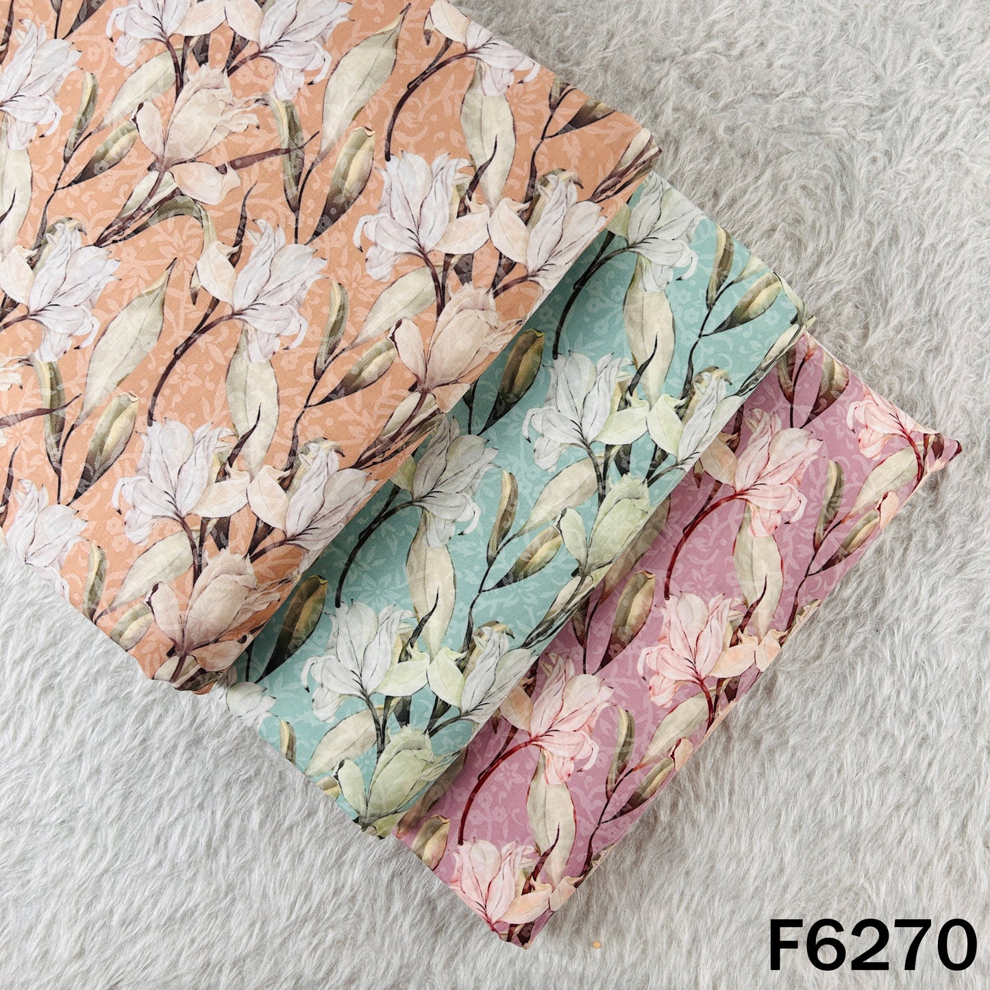 Printed Lizzy Bizzy Cotton Fabric - F6270
