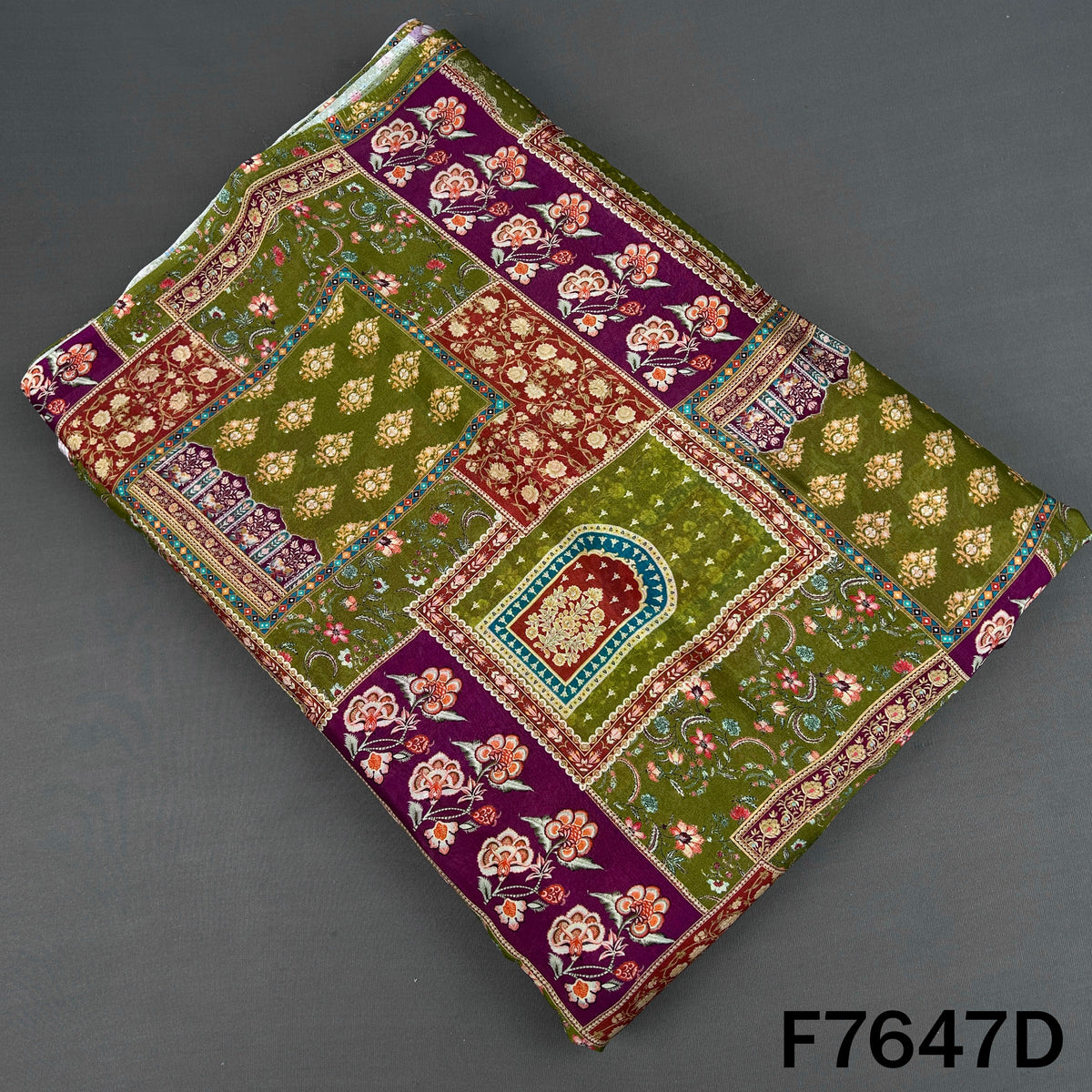 Printed Chinnon Chiffon Fabric - F7647