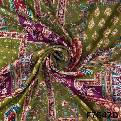 Printed Chinnon Chiffon Fabric - F7647