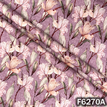 Printed Lizzy Bizzy Cotton Fabric - F6270