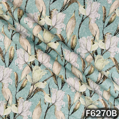 Printed Lizzy Bizzy Cotton Fabric - F6270