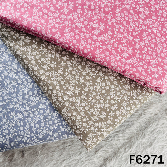 Printed Lizzy Bizzy Cotton Fabric - F6271