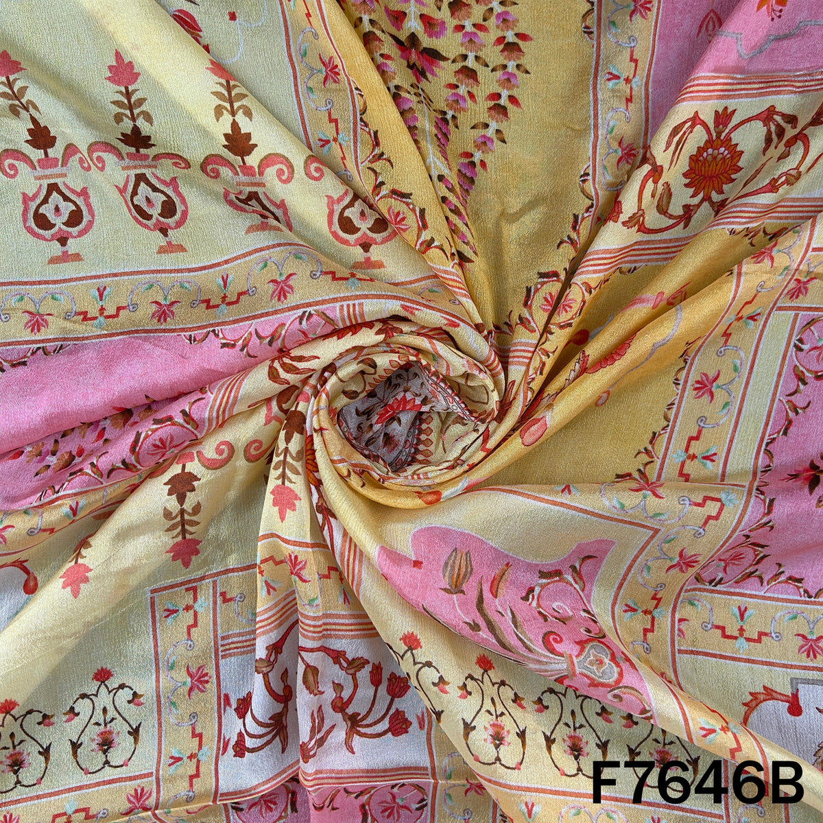 Printed Chinnon Chiffon Fabric - F7646