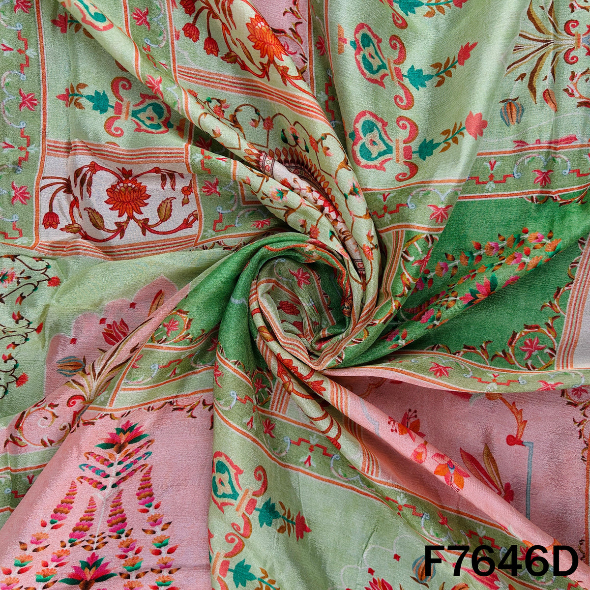 Printed Chinnon Chiffon Fabric - F7646