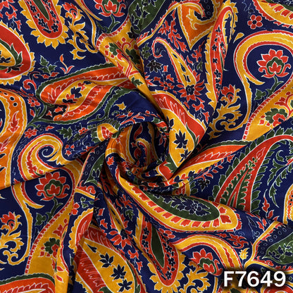 Digital Print Crepe Fabric - F7649