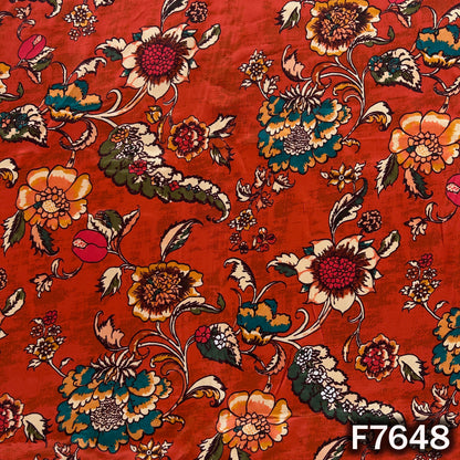 Digital Print Crepe Fabric - F7648