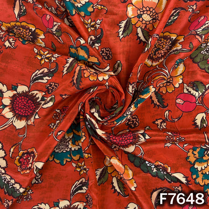 Digital Print Crepe Fabric - F7648