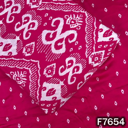 Digital Print Modal Satin Fabric - F7654