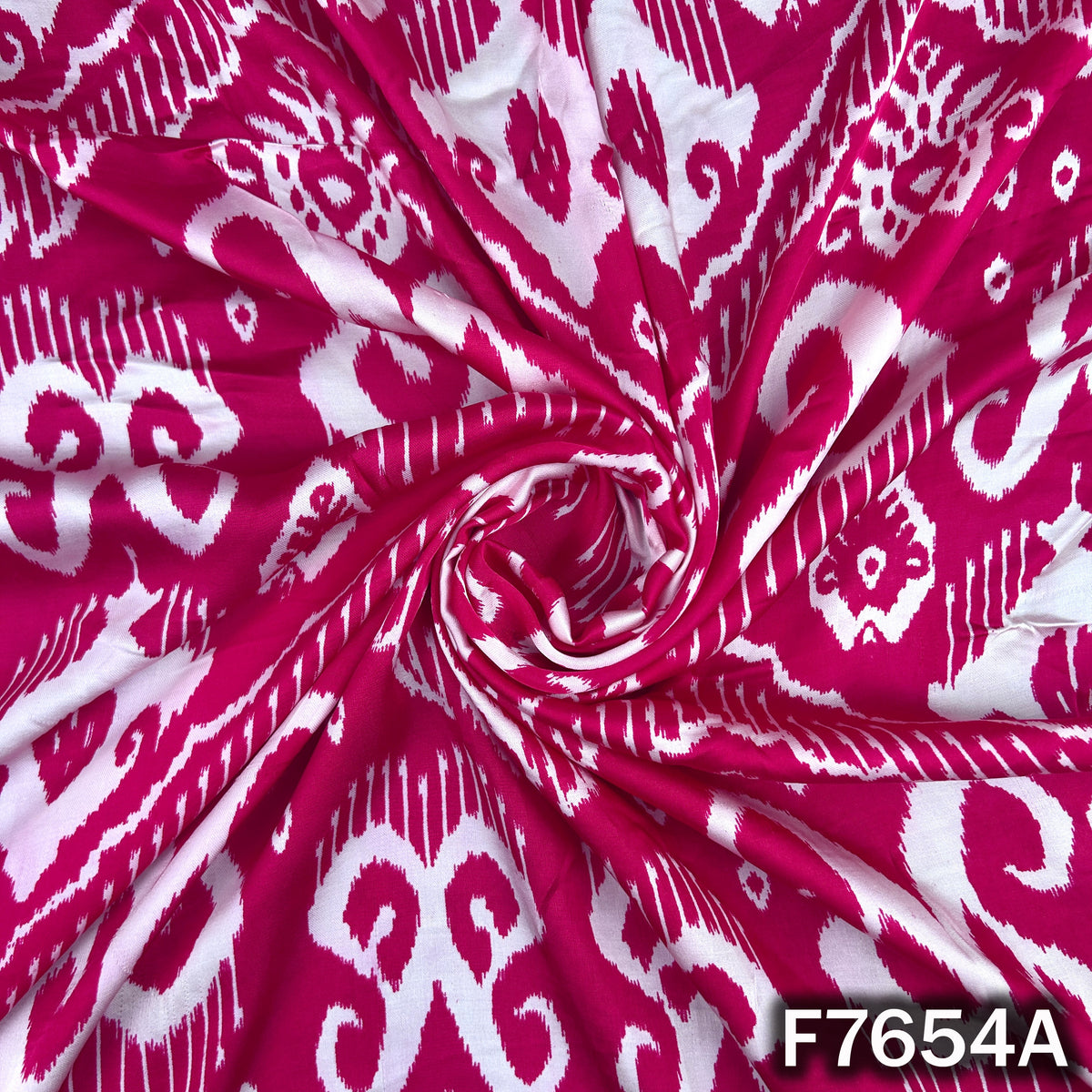 Digital Print Modal Satin Fabric - F7654