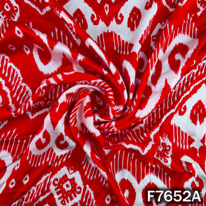 Digital Print Modal Satin Fabric - F7652