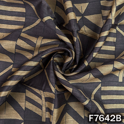 Printed Pure Monga Silk Fabric - F7642