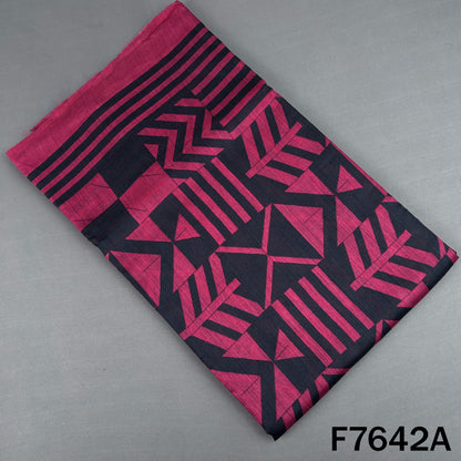 Printed Pure Monga Silk Fabric - F7642
