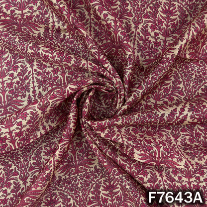 Printed Pure Monga Silk Fabric - F7643