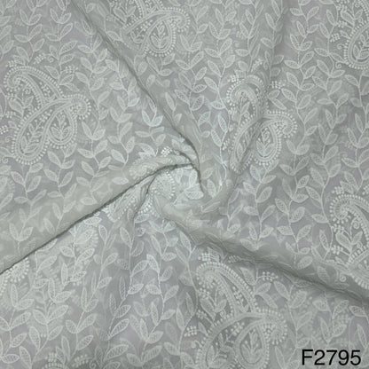 Chikanakari Georgette Fabric-F2795