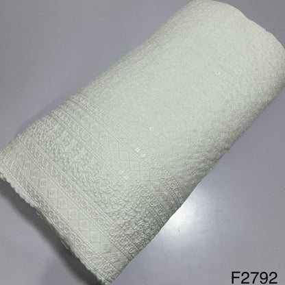 Chikanakari Cotton Fabric-F2792