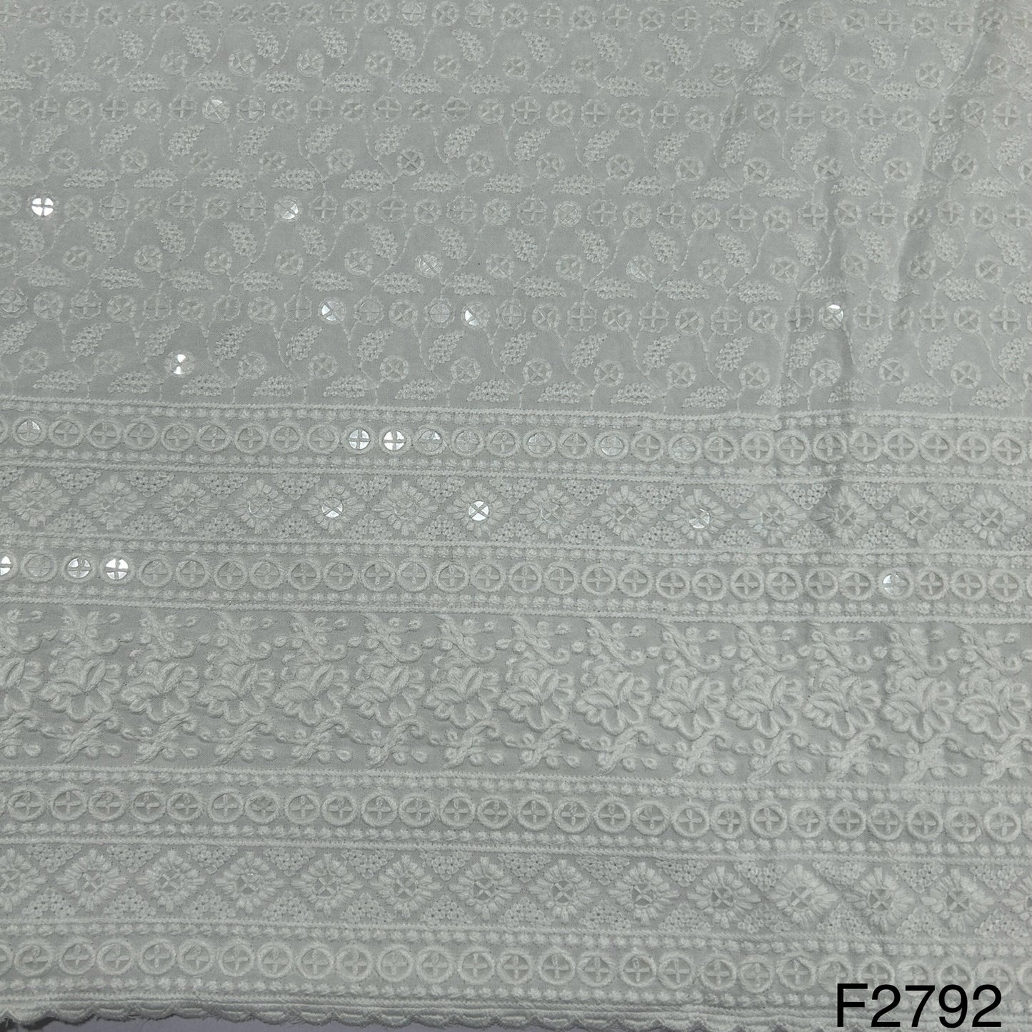 Chikanakari Cotton Fabric-F2792