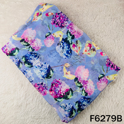 Digital Print Organza Fabric - F6279