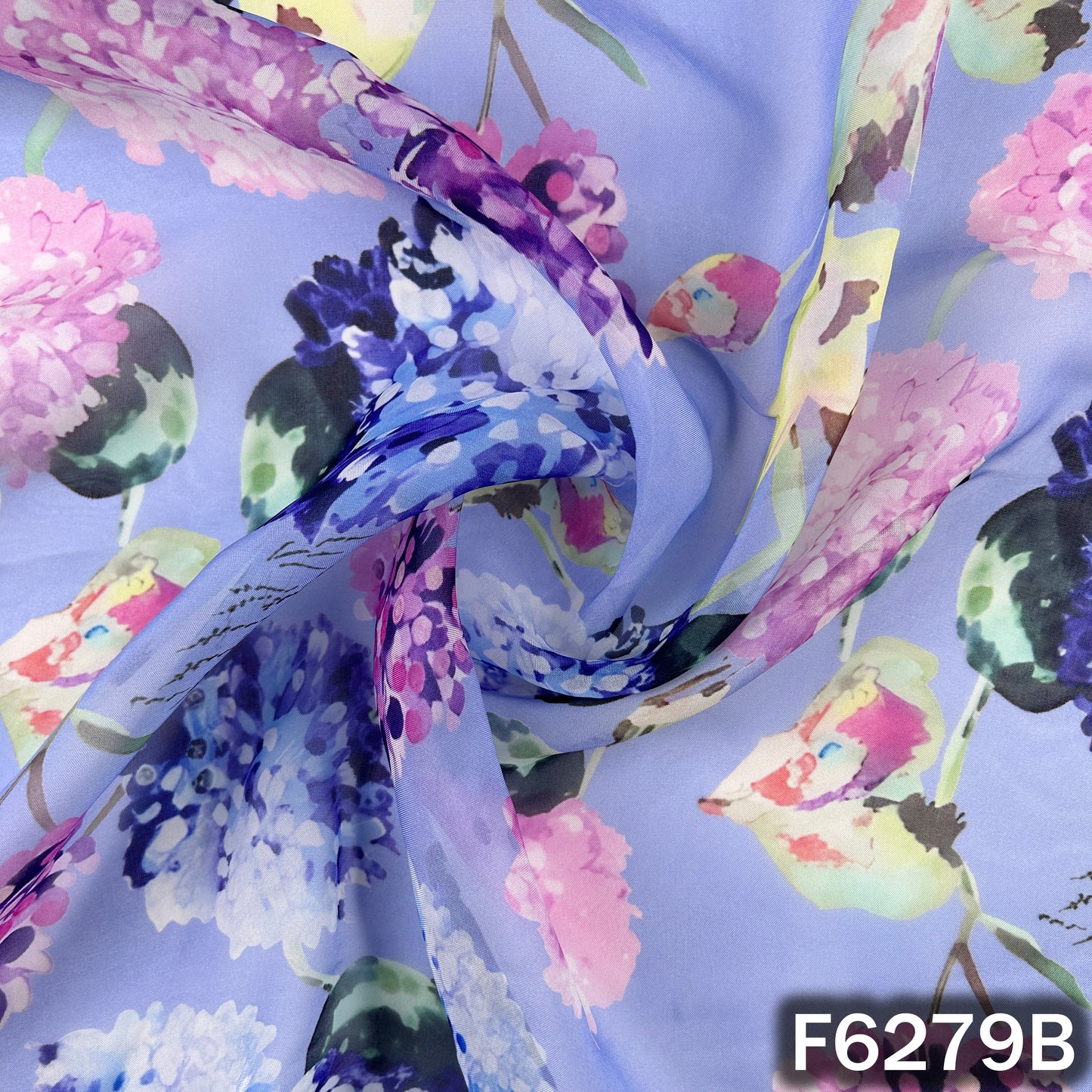 Digital Print Organza Fabric - F6279
