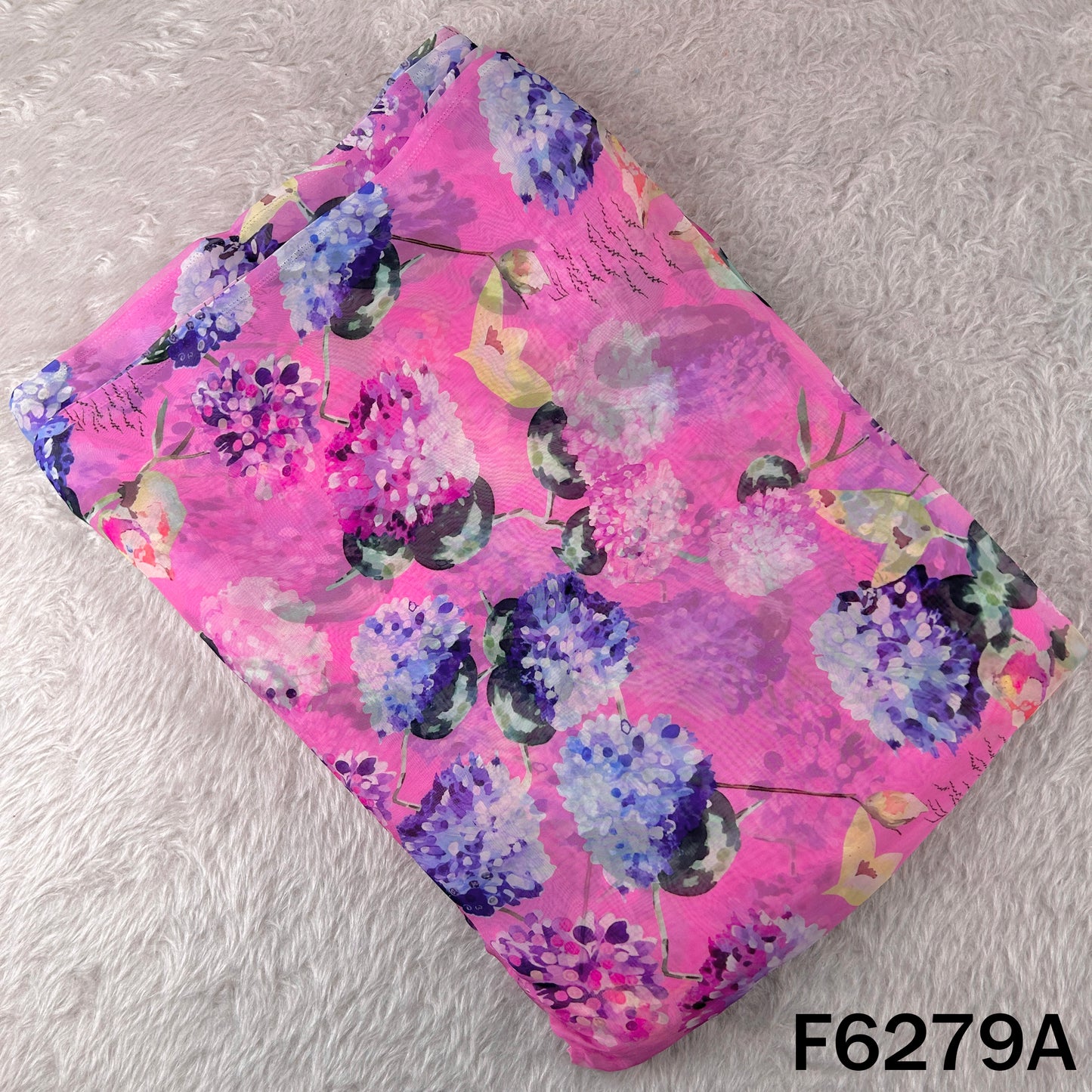 Digital Print Organza Fabric - F6279