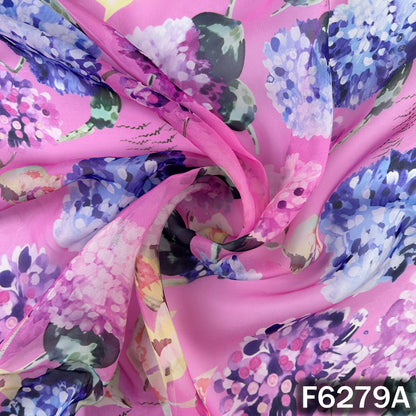 Digital Print Organza Fabric - F6279
