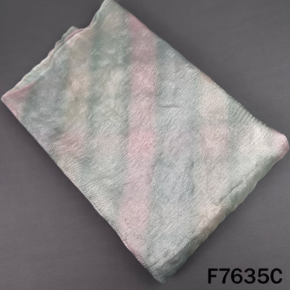 Ombre Shade Crush Tissue Fabric - F7635