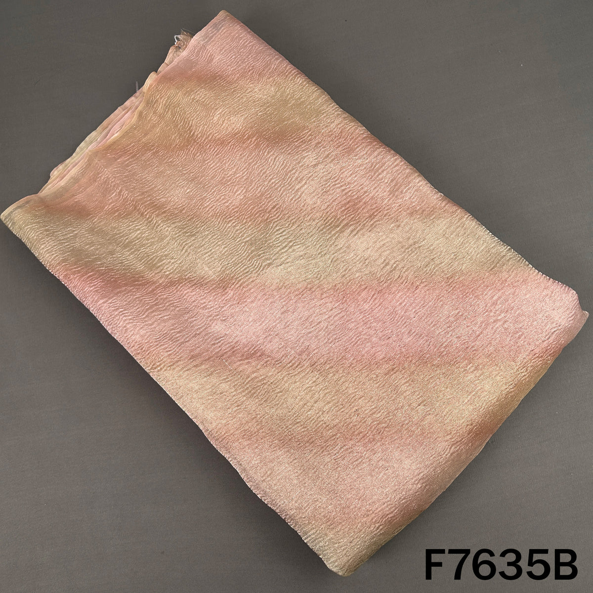 Ombre Shade Crush Tissue Fabric - F7635