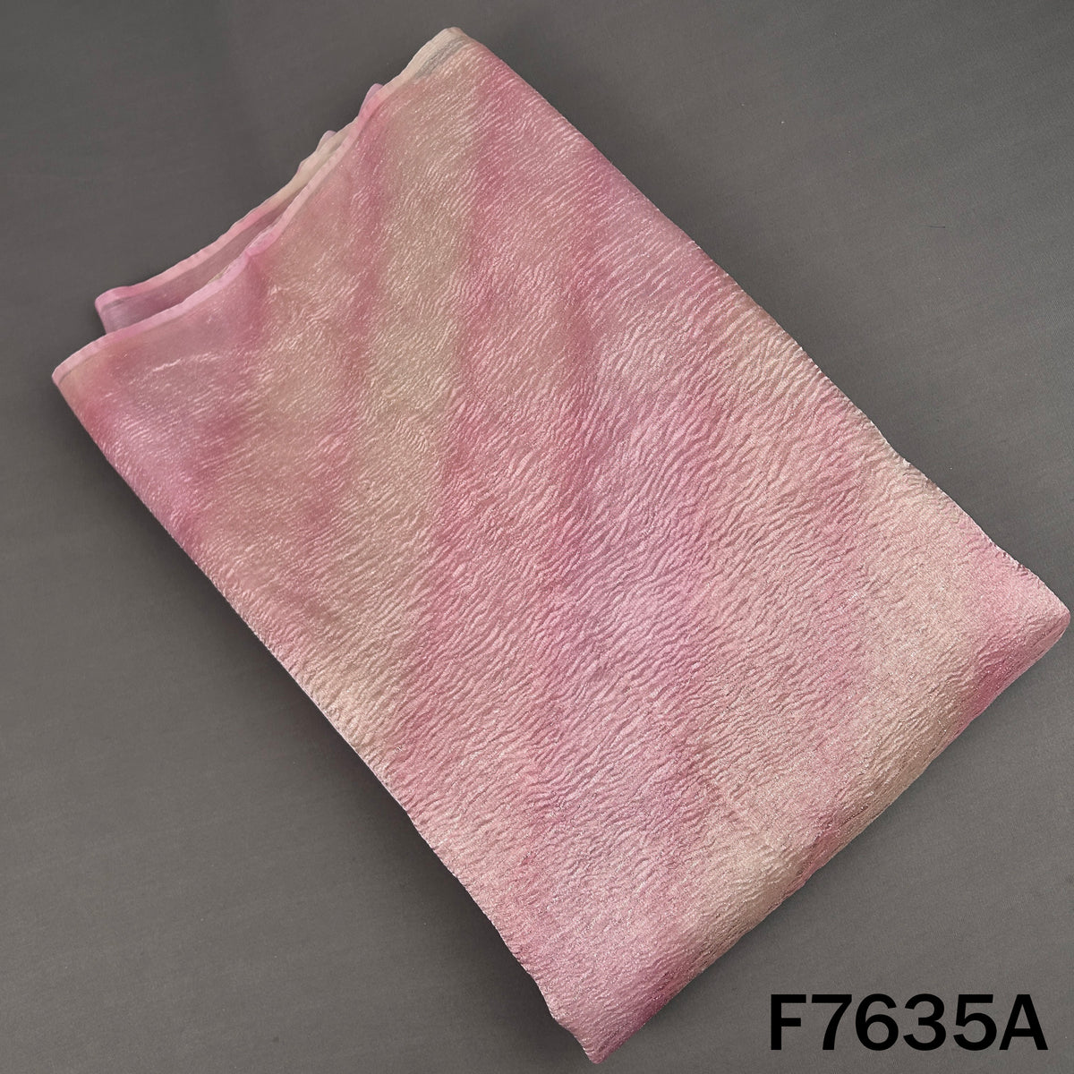 Ombre Shade Crush Tissue Fabric - F7635