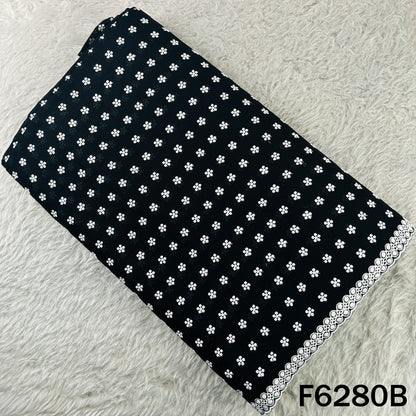 Chikankari Cotton Fabric - F6280