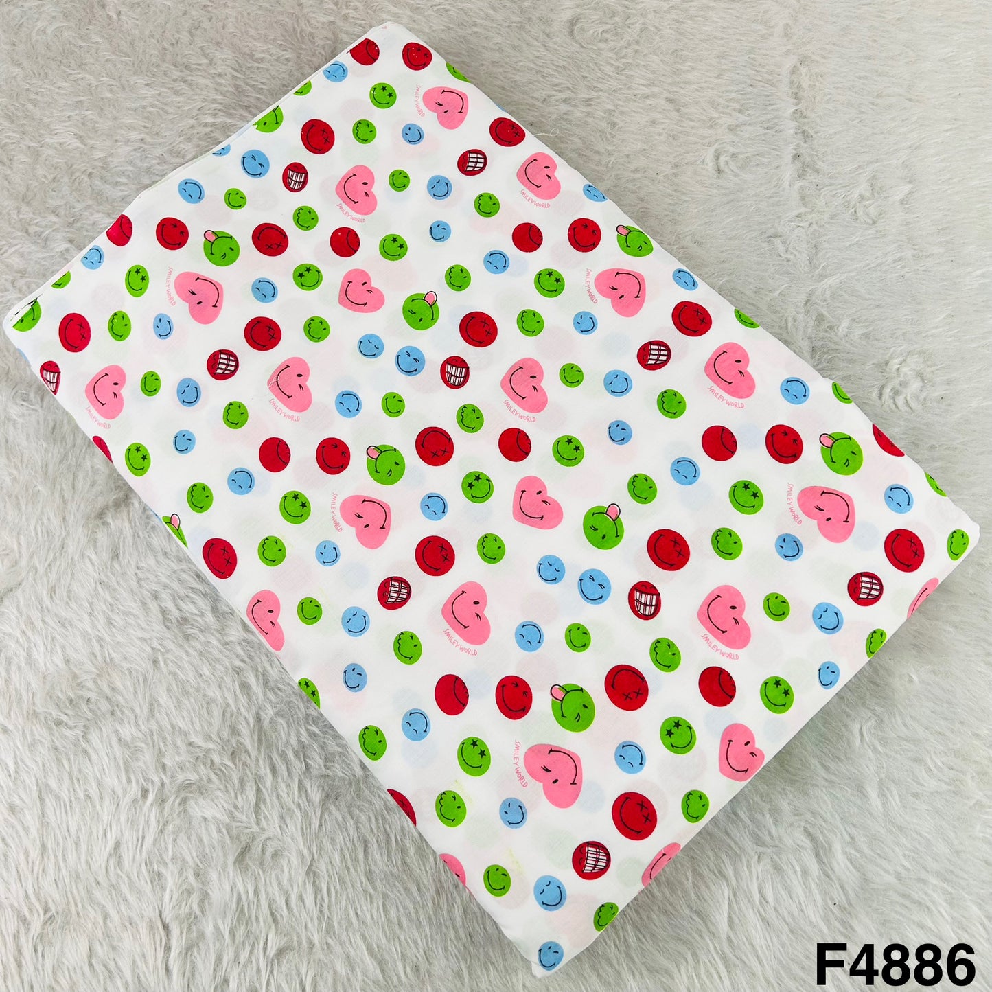Baby print Cambric Cotton Fabric-F4886