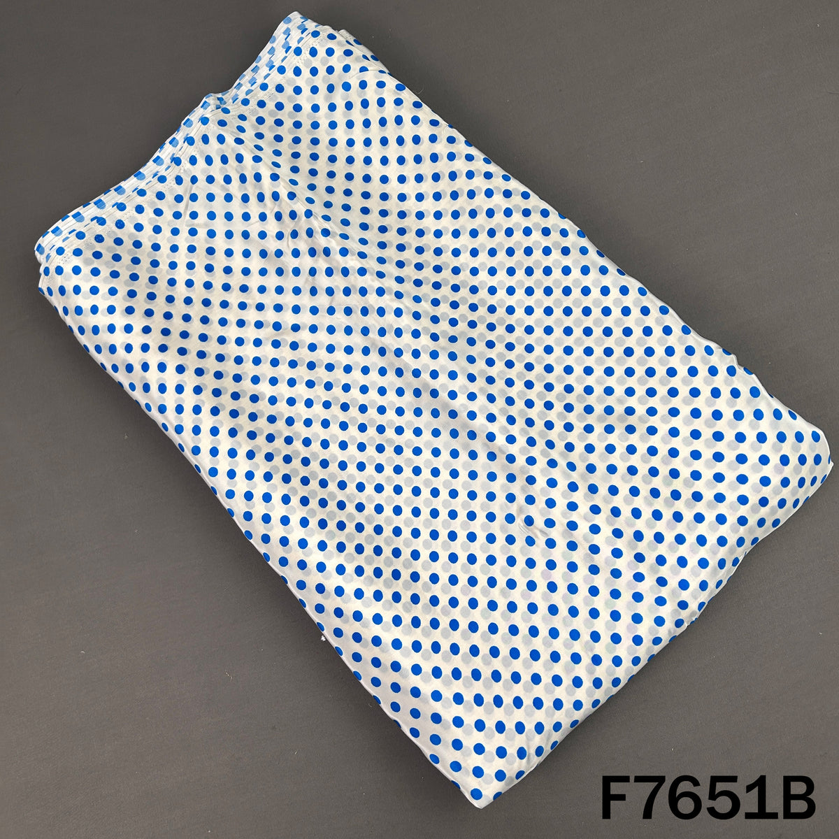 Digital Print Polka Dot Crepe Fabric - F7651