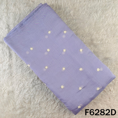 Cut Dana Thread Work Muslin Silk Fabric - F6282
