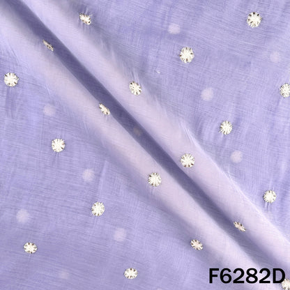 Cut Dana Thread Work Muslin Silk Fabric - F6282