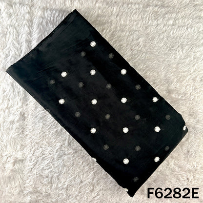 Cut Dana Thread Work Muslin Silk Fabric - F6282