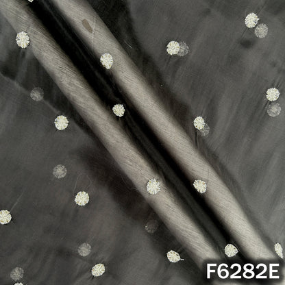 Cut Dana Thread Work Muslin Silk Fabric - F6282