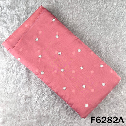 Cut Dana Thread Work Muslin Silk Fabric - F6282