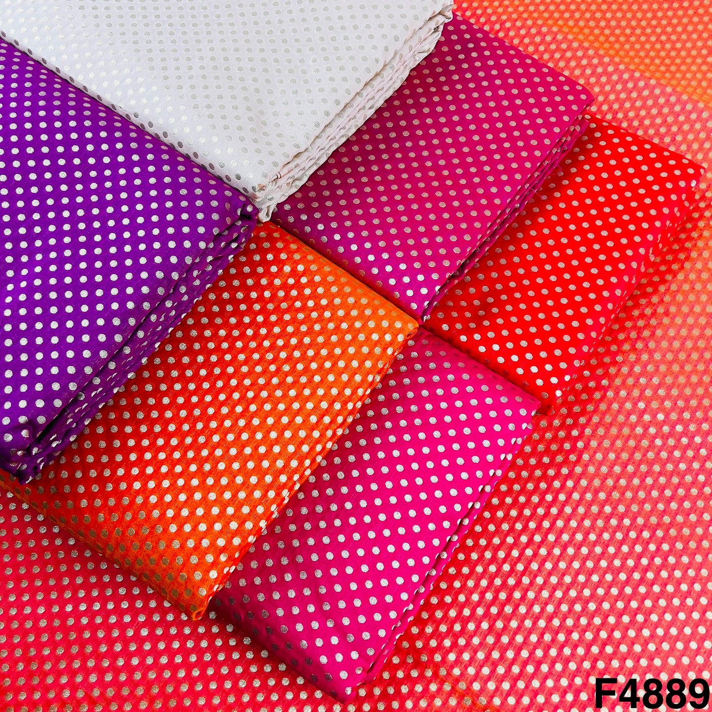 Brocade Silk Fabric-F4889