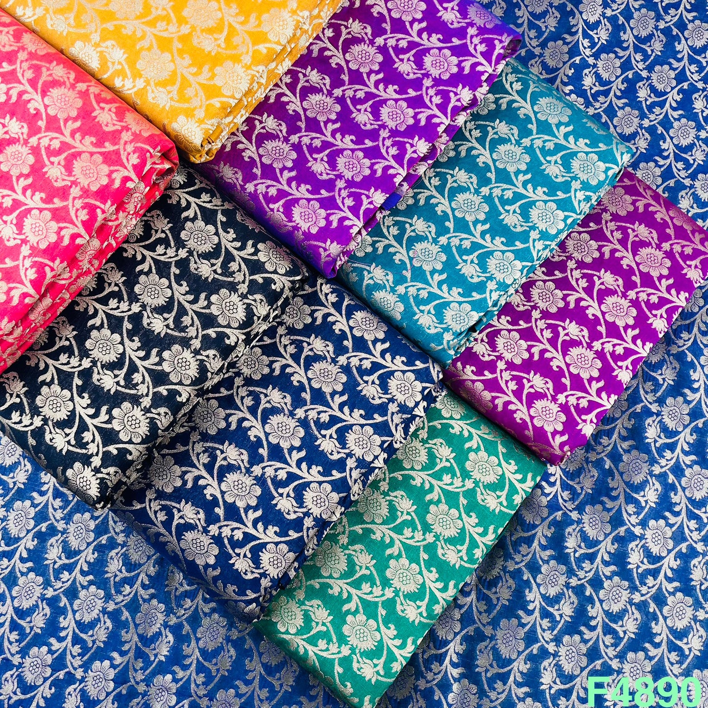 Brocade Silk Fabric-F4890