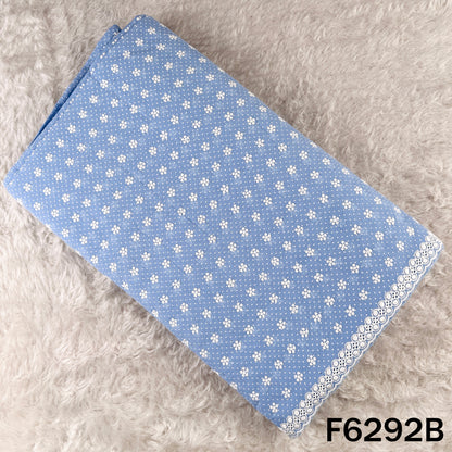 Chikankari Cotton Fabric - F6292